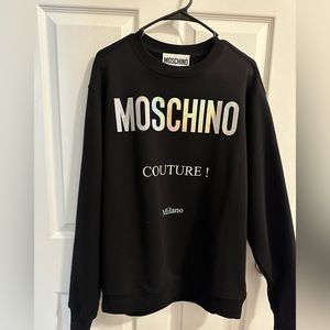 moschino iridescent sweater